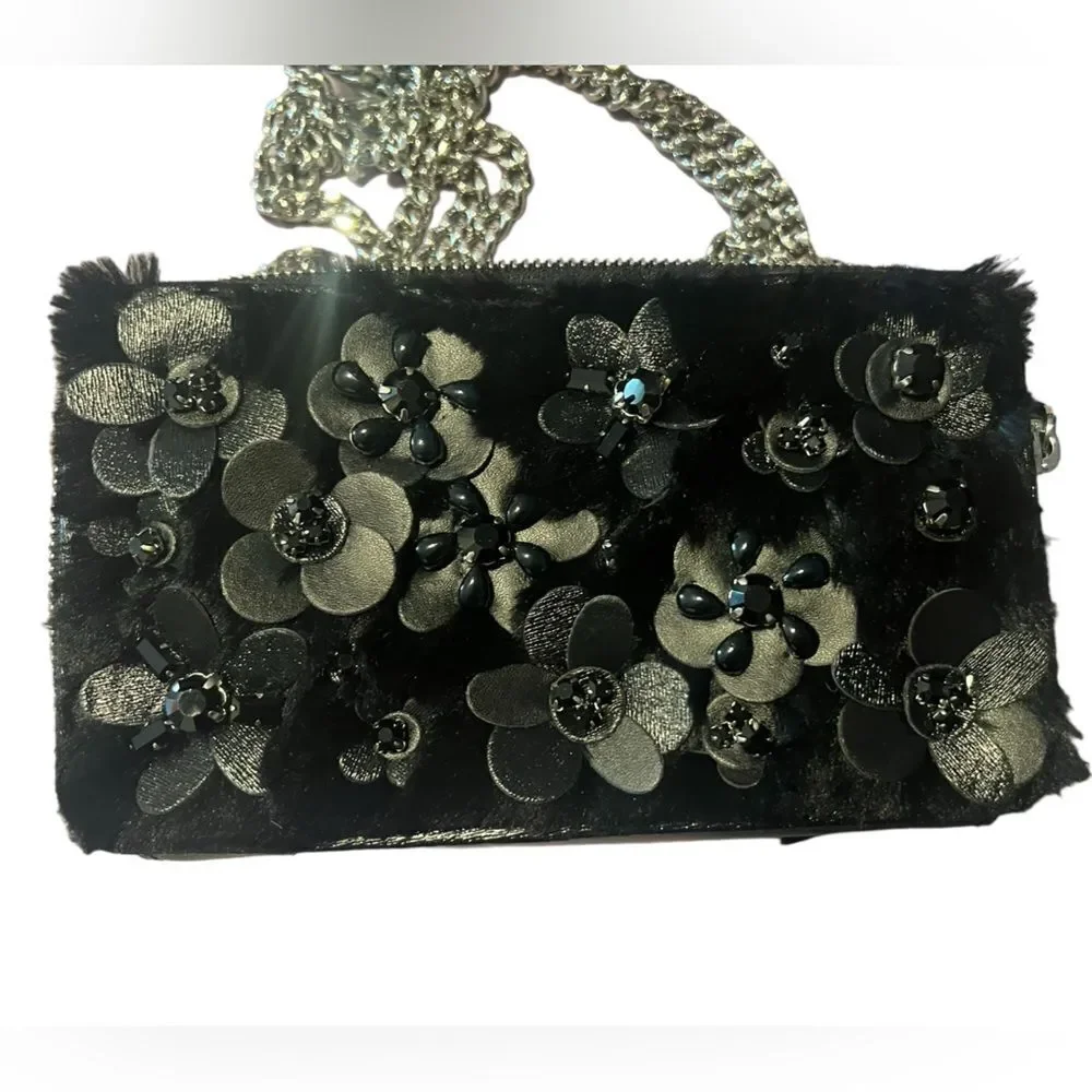 Kate spade shearling crossbody bag